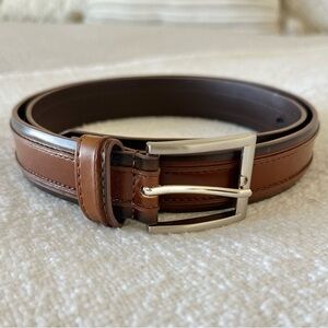 Men’s Florsheim Genuine Leather Belt Brien Cognac 38